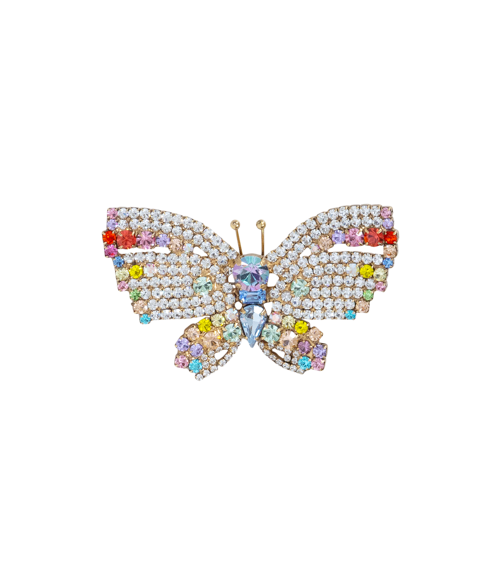 Rainbow Box Butterfly Brooches for Women with Austria Crystal, Rhinestone Women's Brooches & Pins