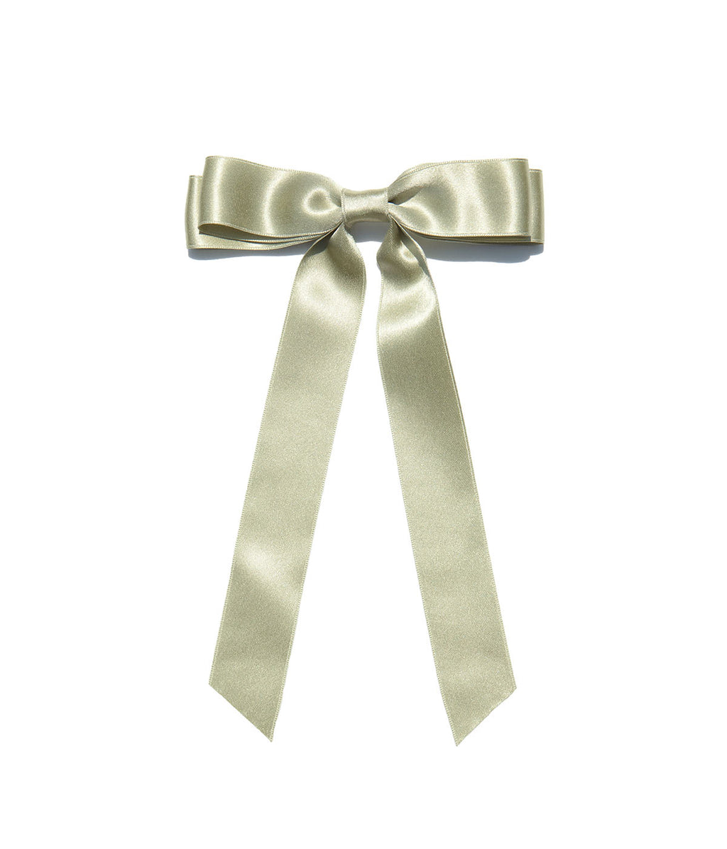 Satin Hair Ribbon for Bride Minimalist Silk Ribbon for Hair 