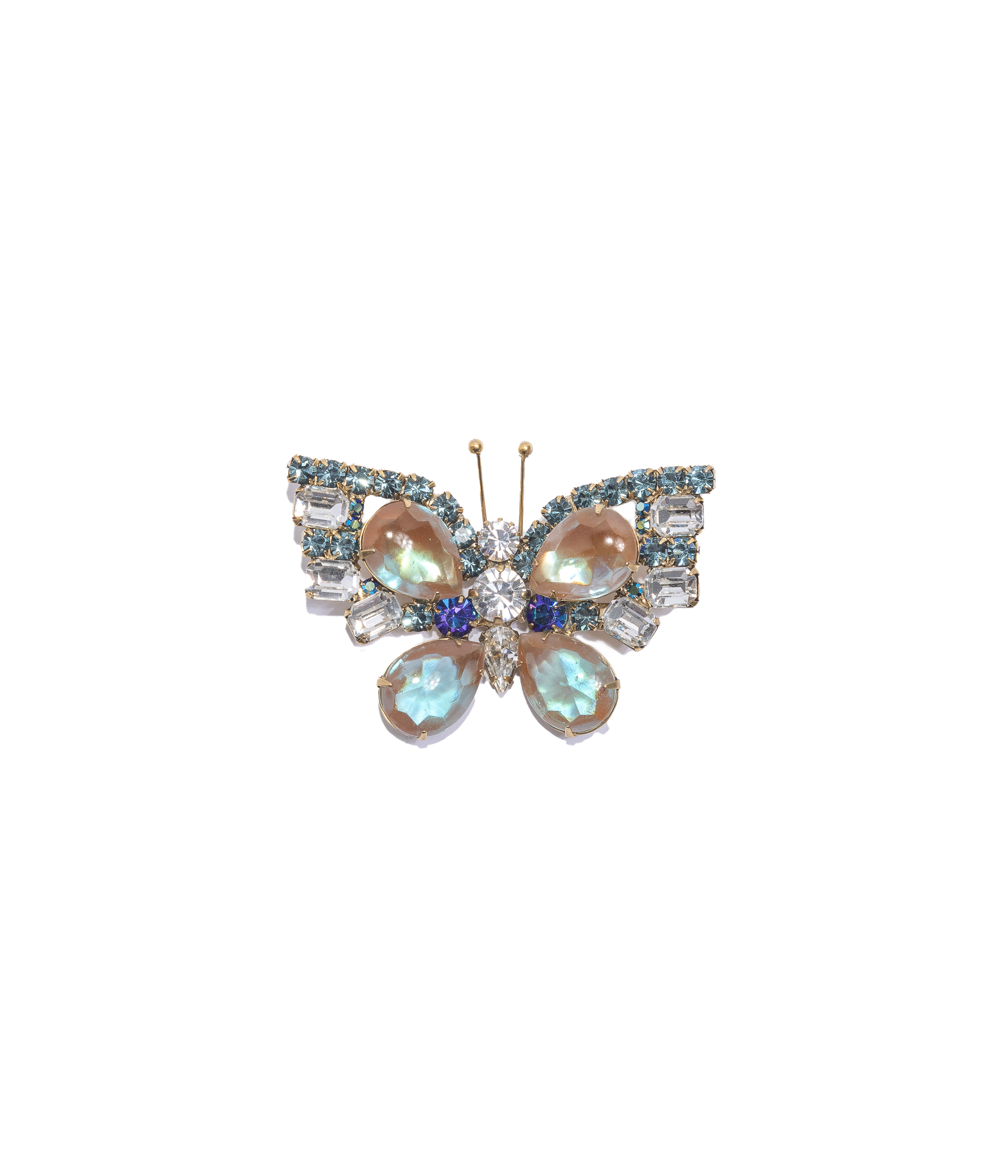 Small Butterfly in Smoked Sapphire / Seraphine Green