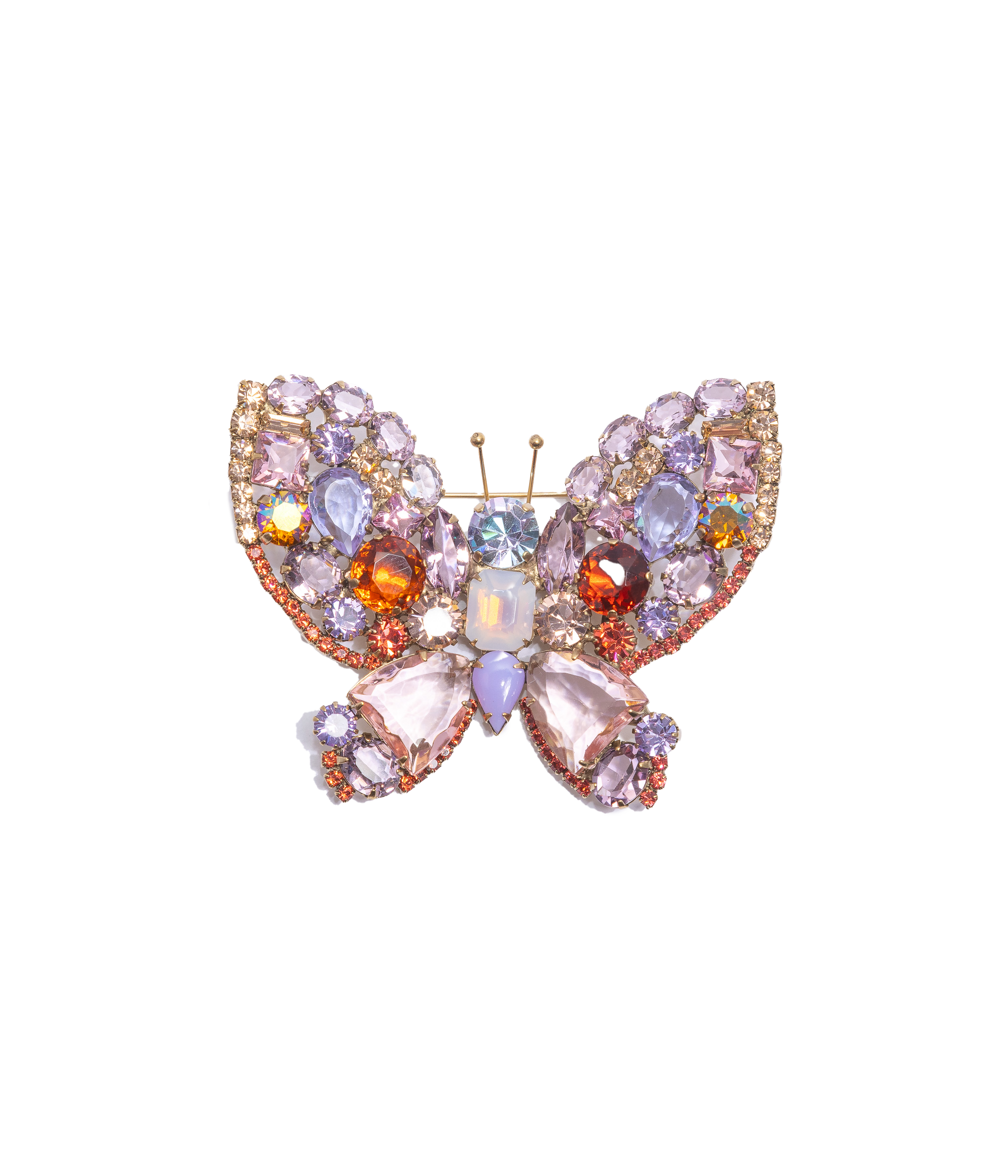 Large Butterfly in Rosaline / Violet / Madiera Topaz