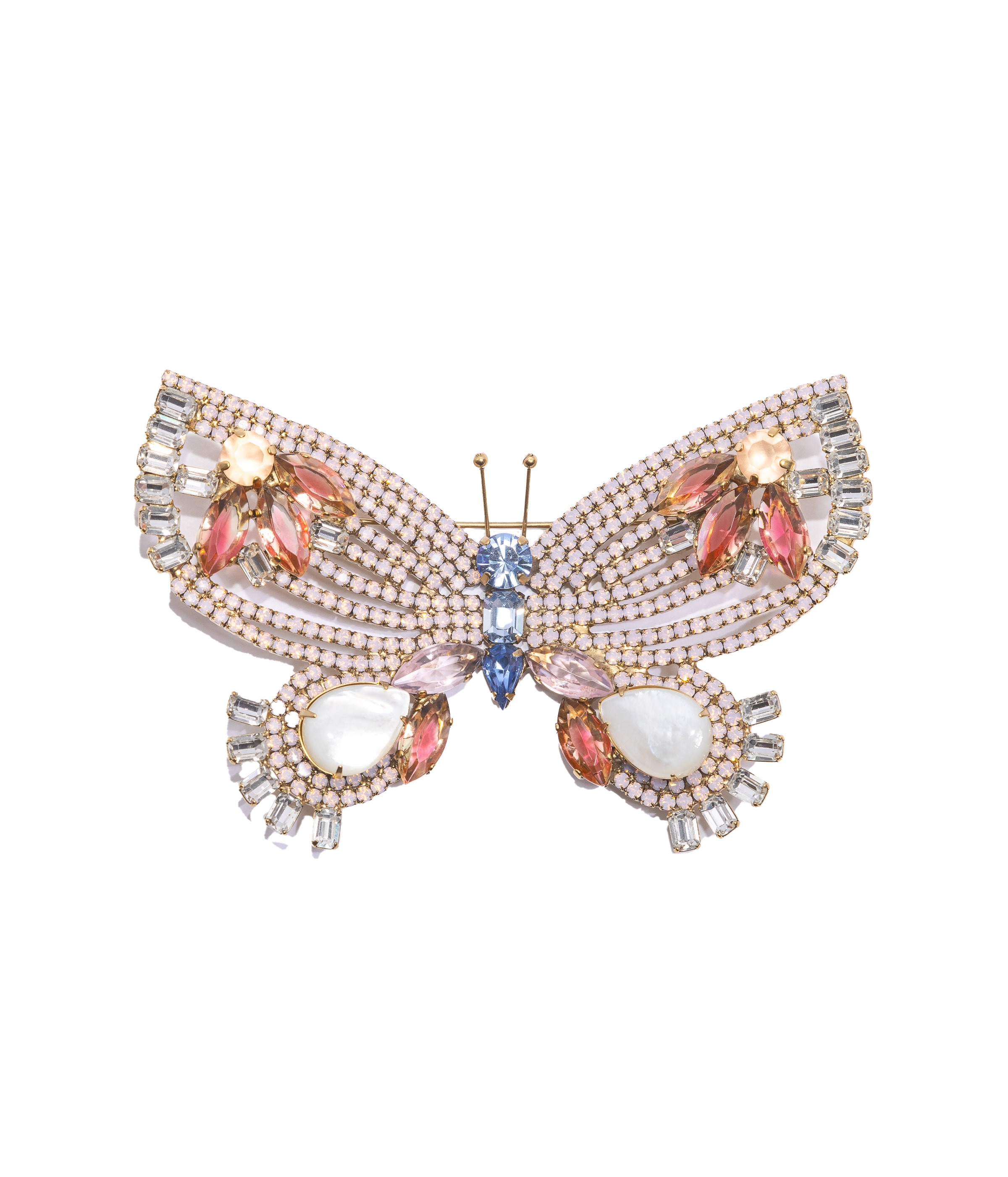 X-Large Butterfly in Rose Opal / Mother of Pearl / Light Peach