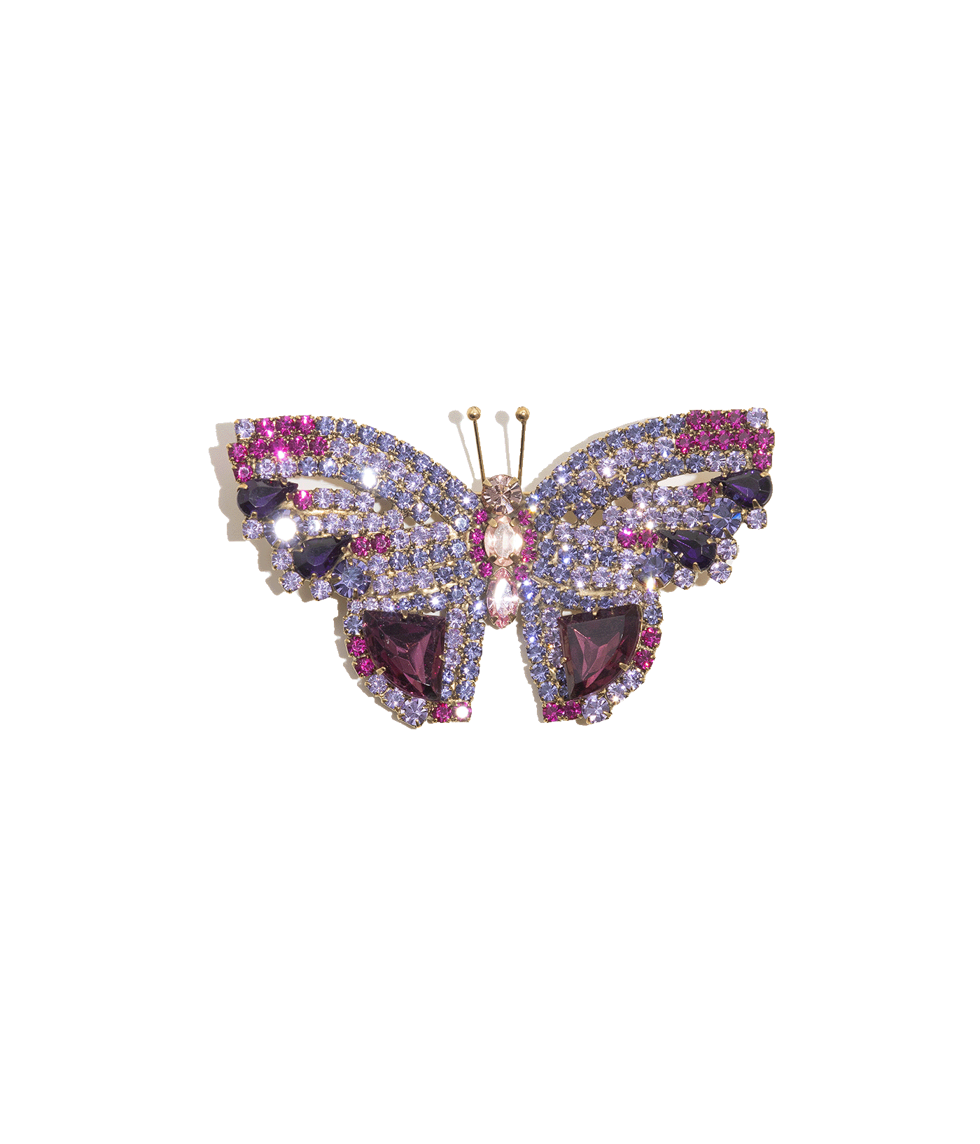 Medium Butterfly in Tanzanite / Fuchsia / Rosaline