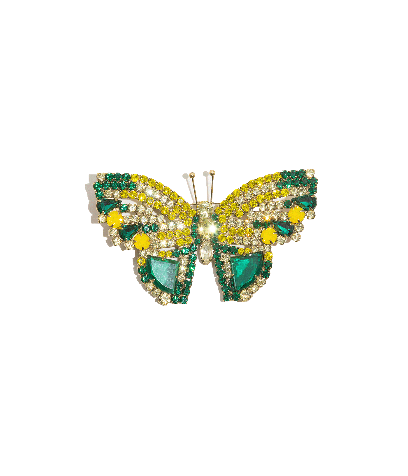 Medium Butterfly in Citrine / Jonquil / Emerald