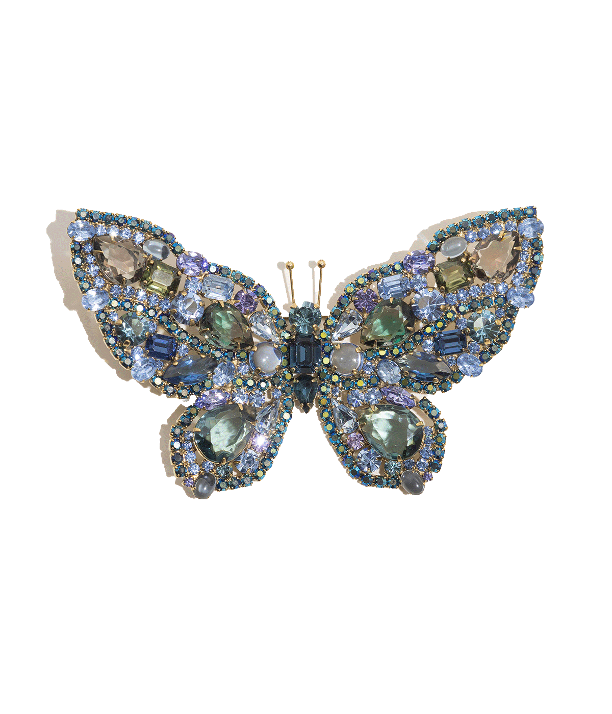 X-Large Butterfly in Jet AB / Montana / Light Sapphire