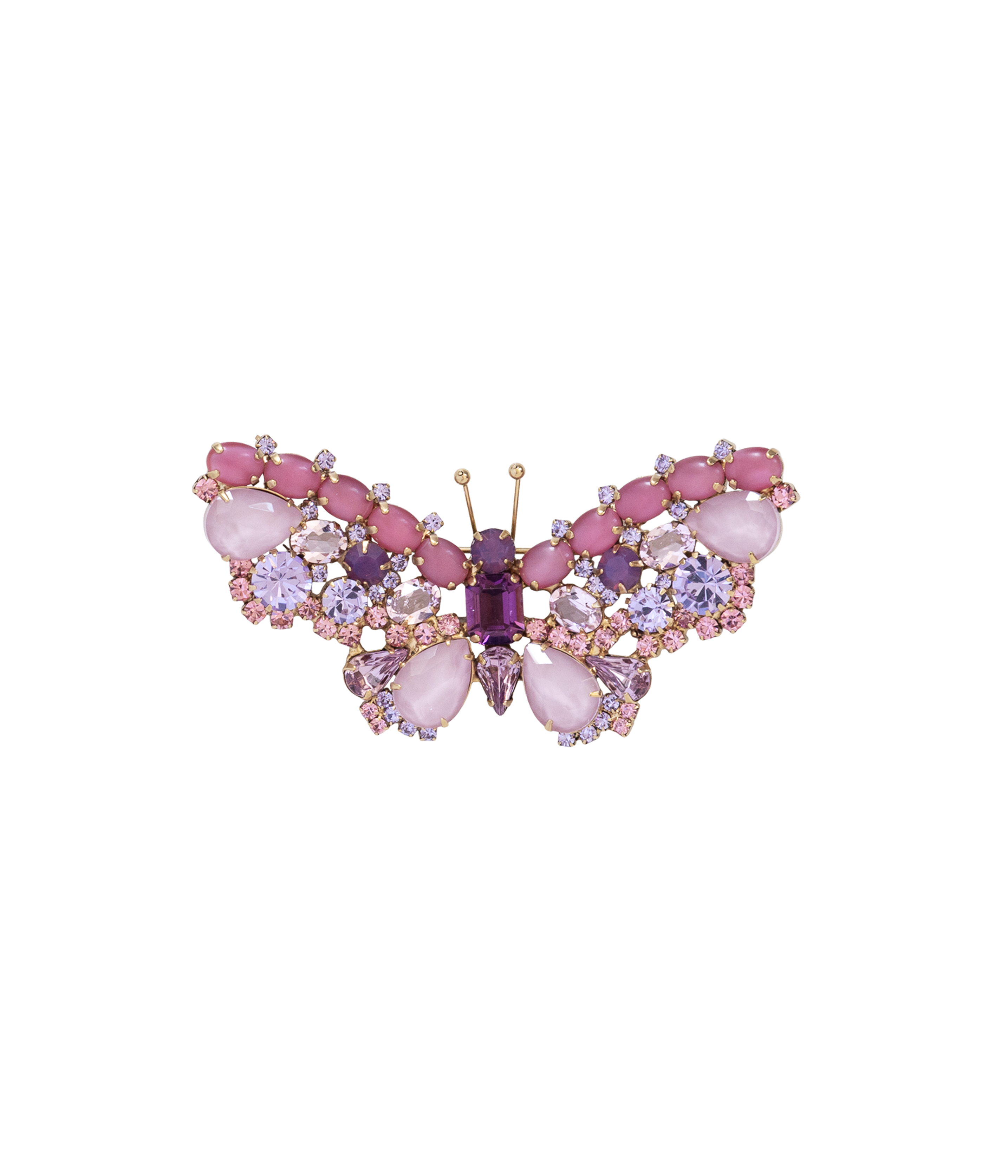 Small Butterfly in Dusty Rose / Violet / Amethyst