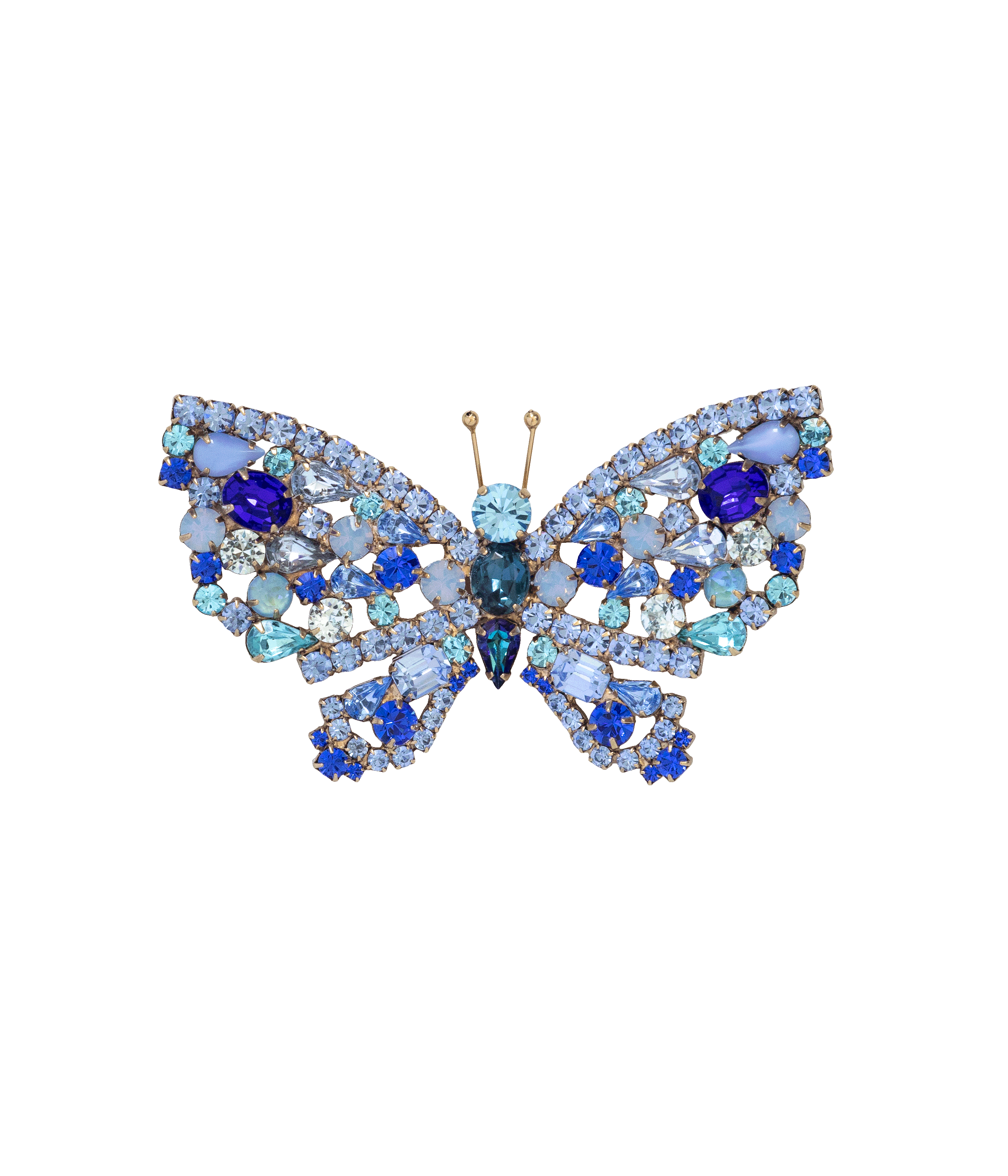 Small Butterfly in Cobalt / Light Sapphire / Aqua