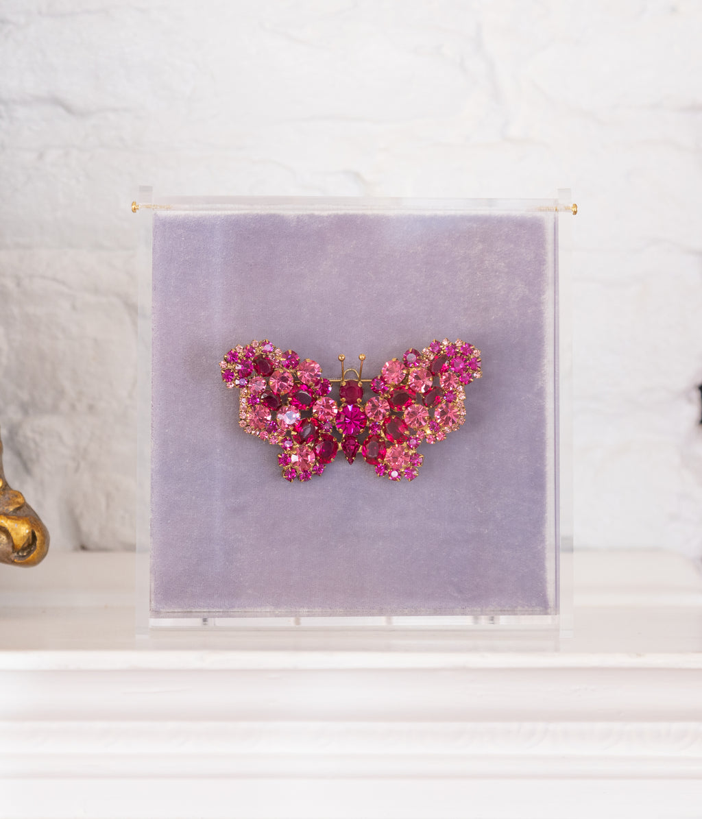 Medium Butterfly In Fuchsia   Ruby – Loren Hope