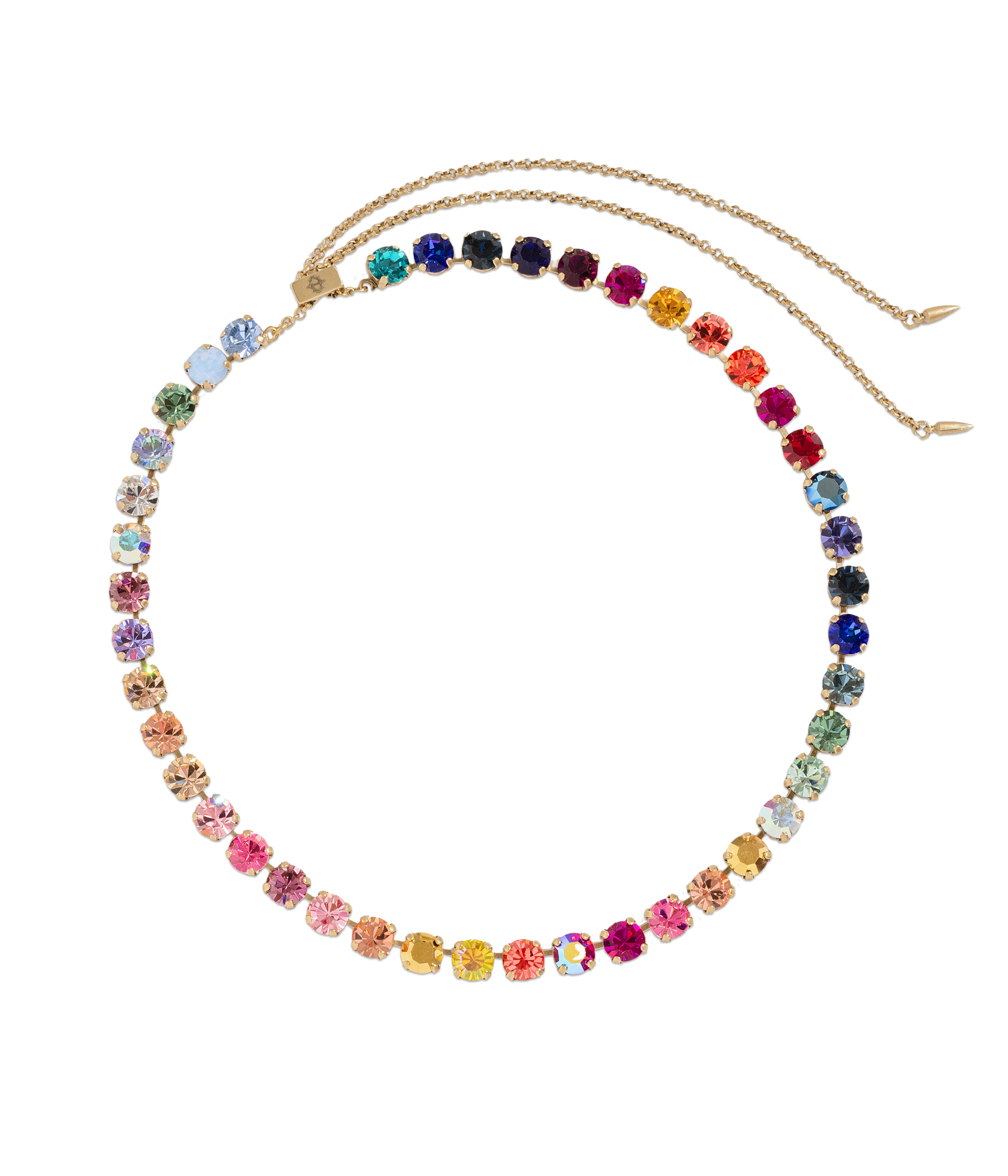 Arista Slider Necklace in Cosmic Ombré