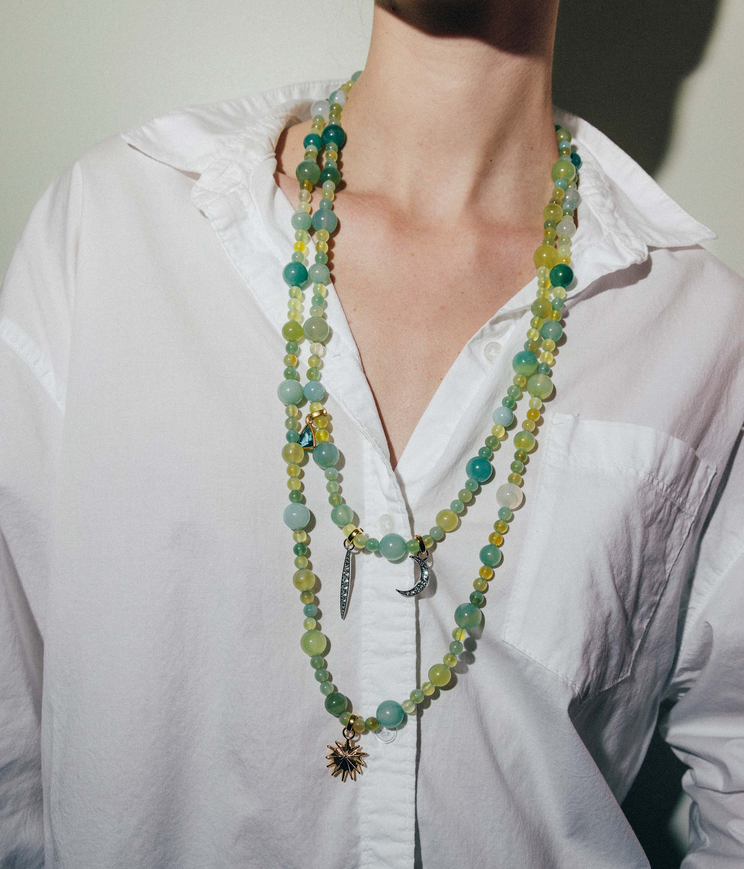 Celina Beaded Strand Necklace