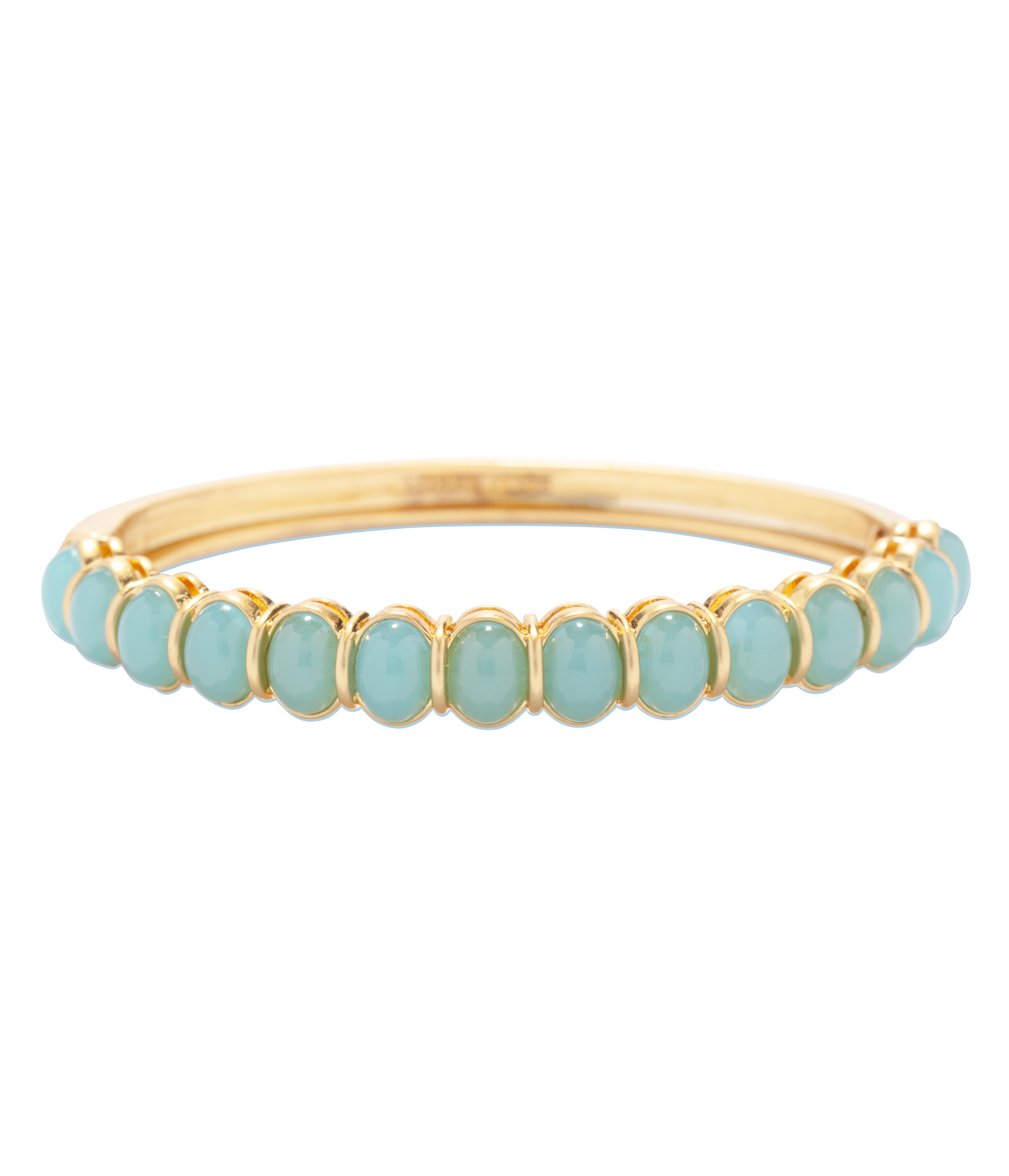 Lillian Bangle Bracelet in Aqua