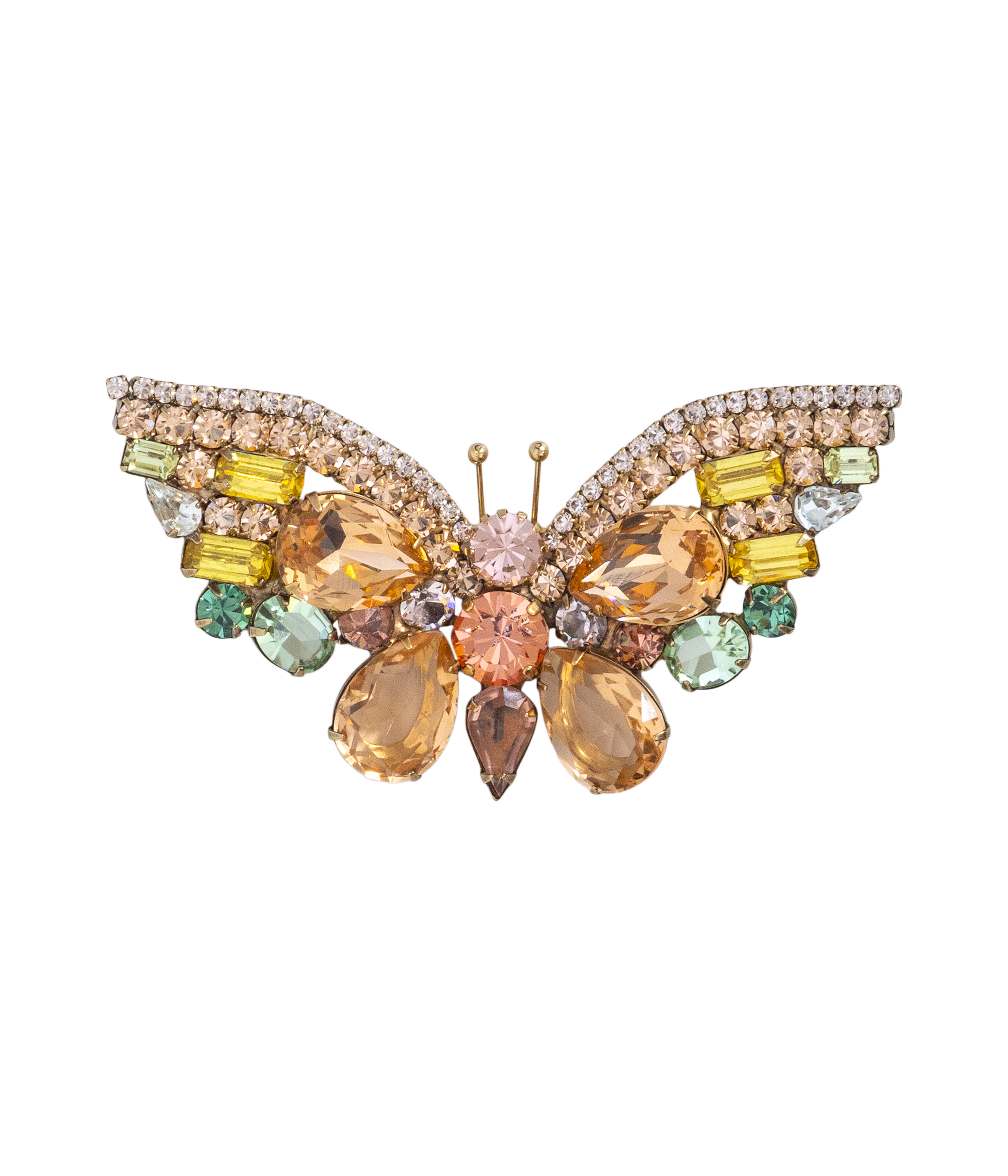 Medium Butterfly in Light Peach / Topaz / Apricot