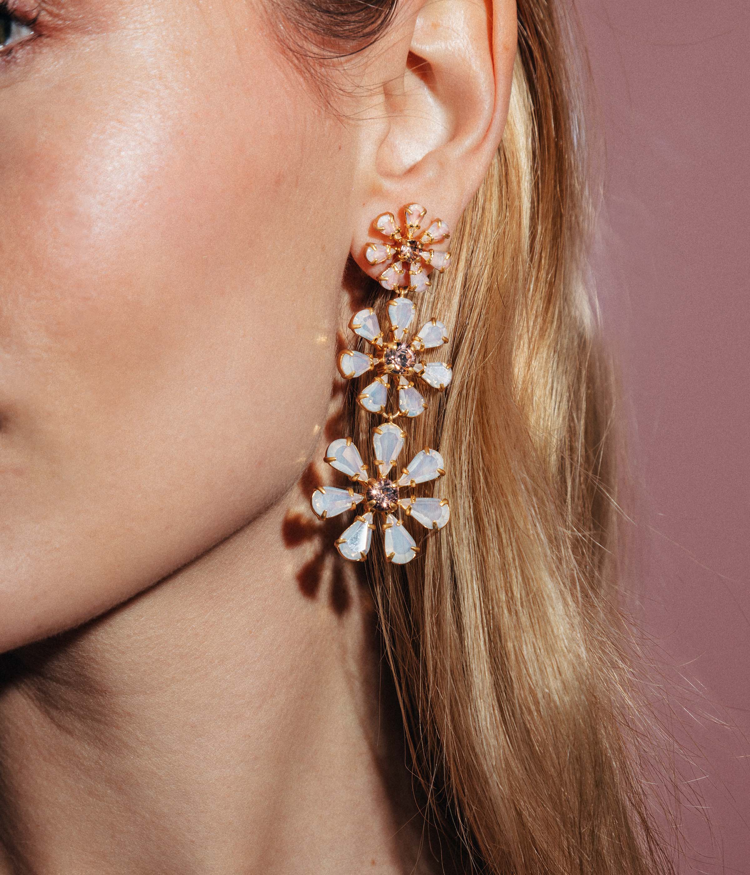 Renata Flower Drop Earrings