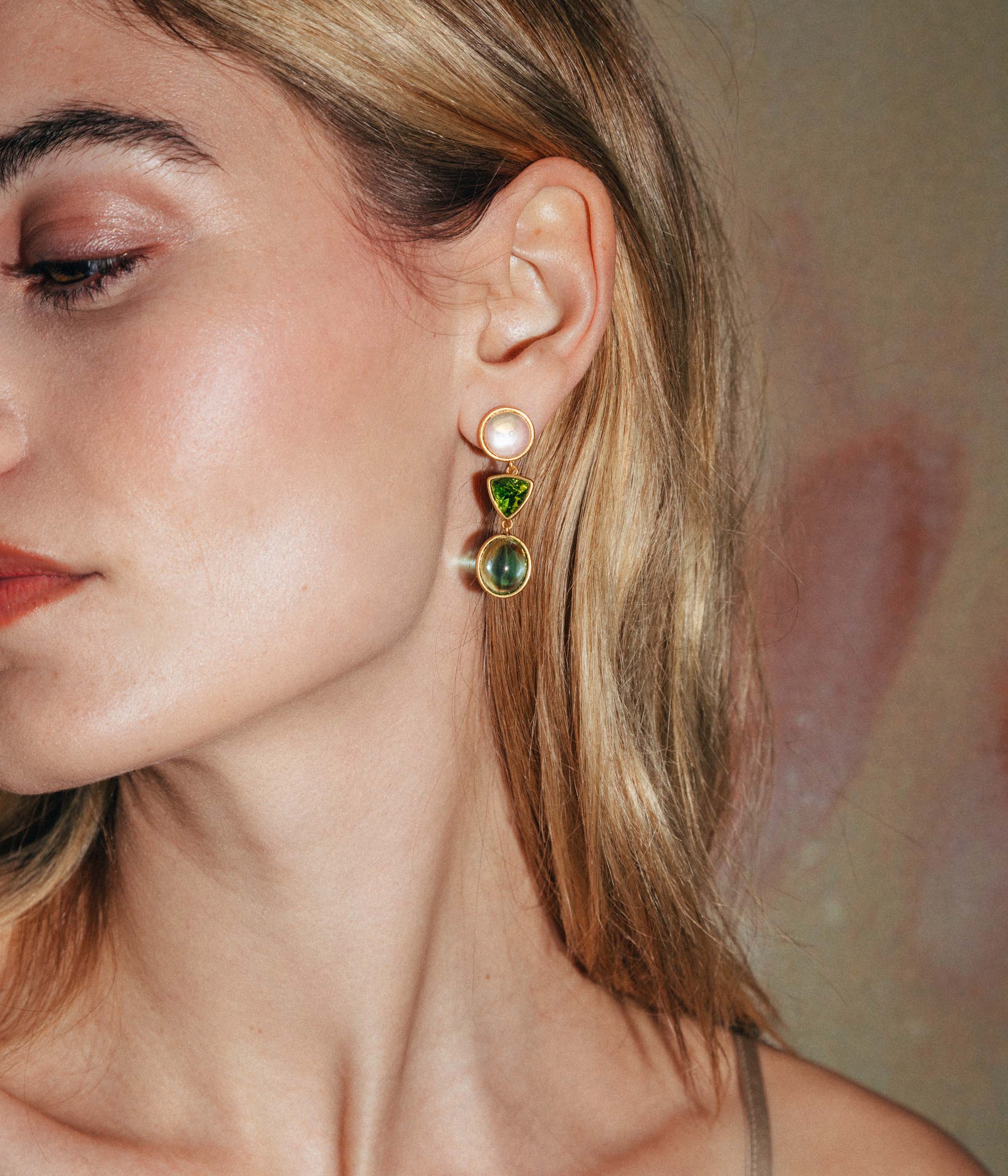 Tabitha Gem Drop Earrings