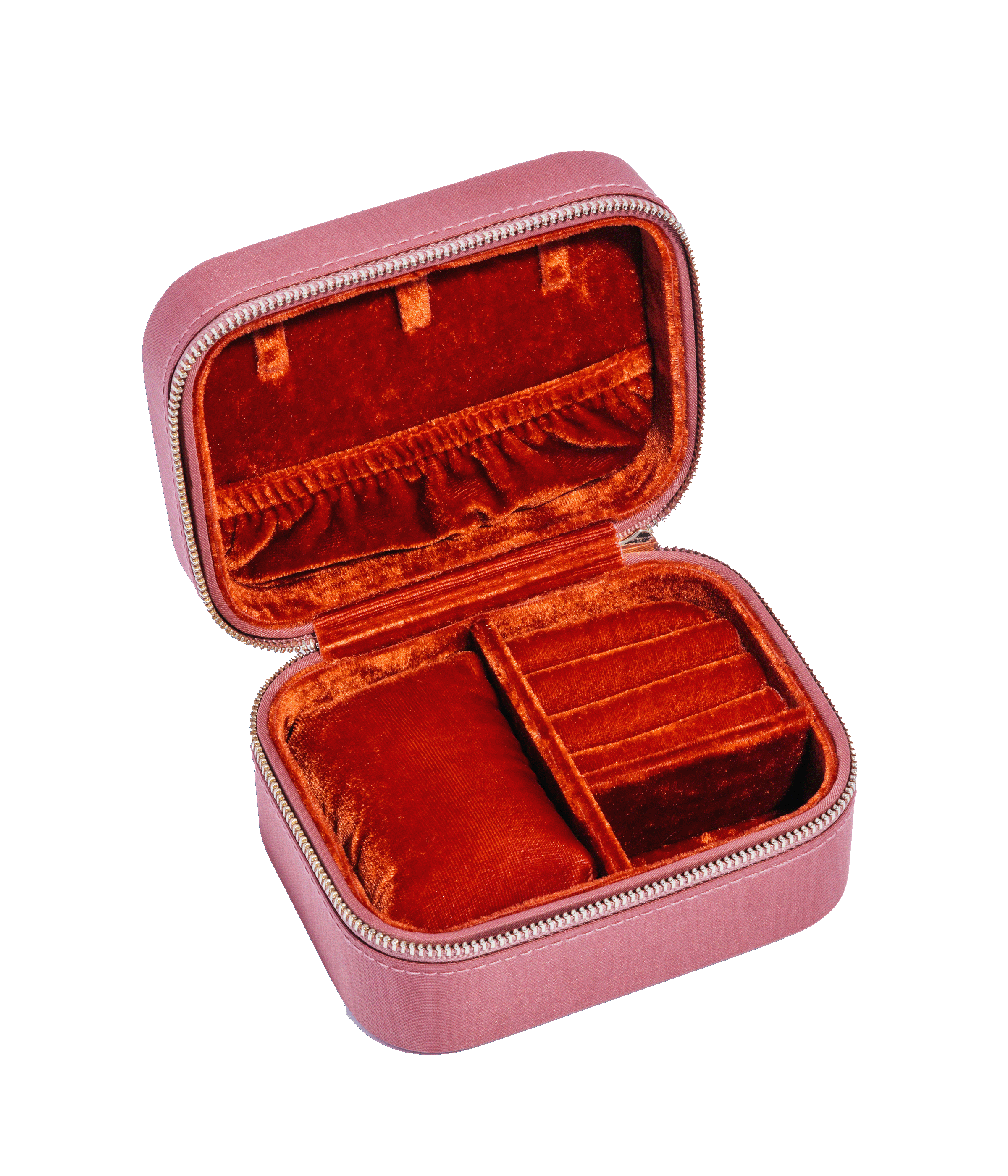 Jewelry Travel Case in Dusty Rose