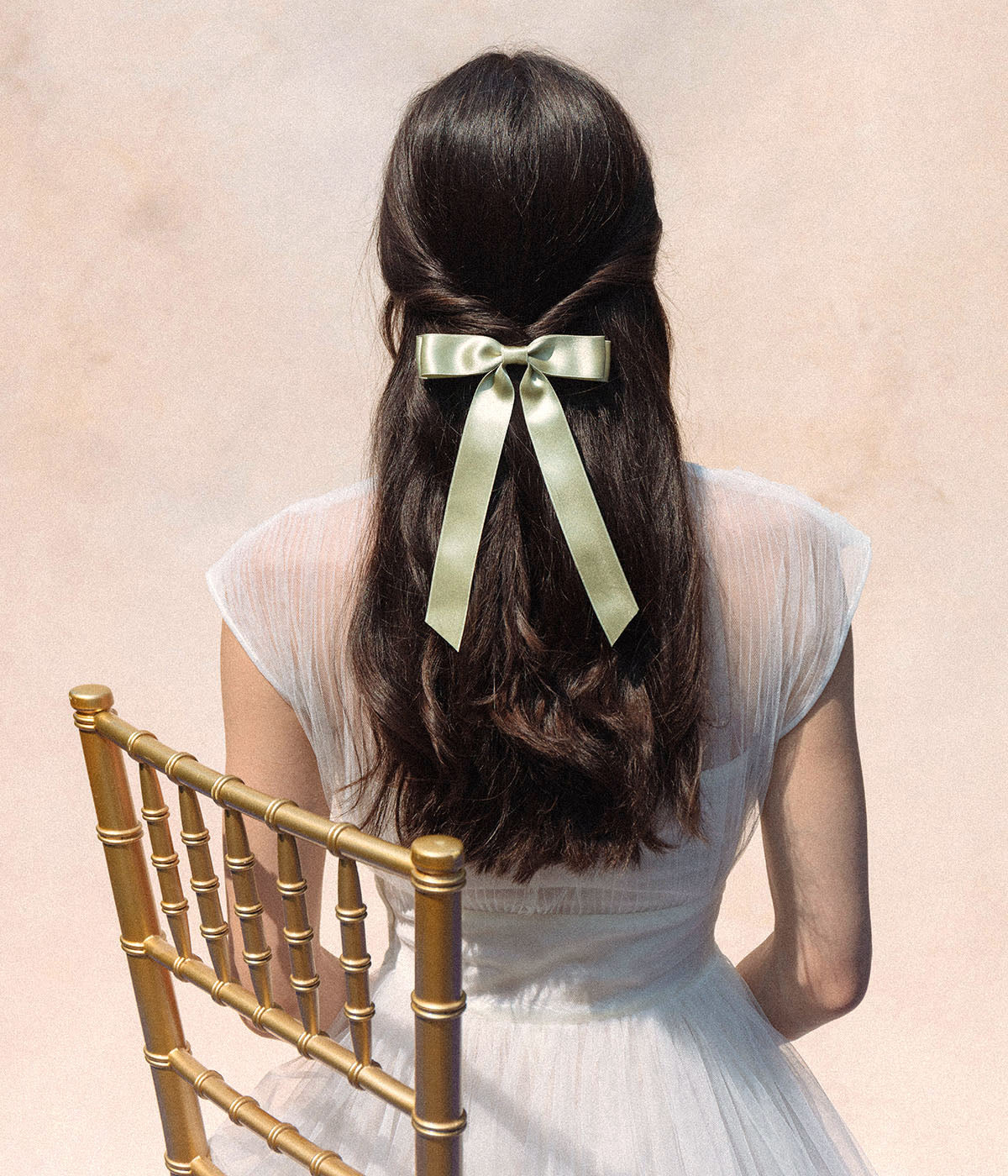 Silk Satin Bridal Hair popular Bow (new style)