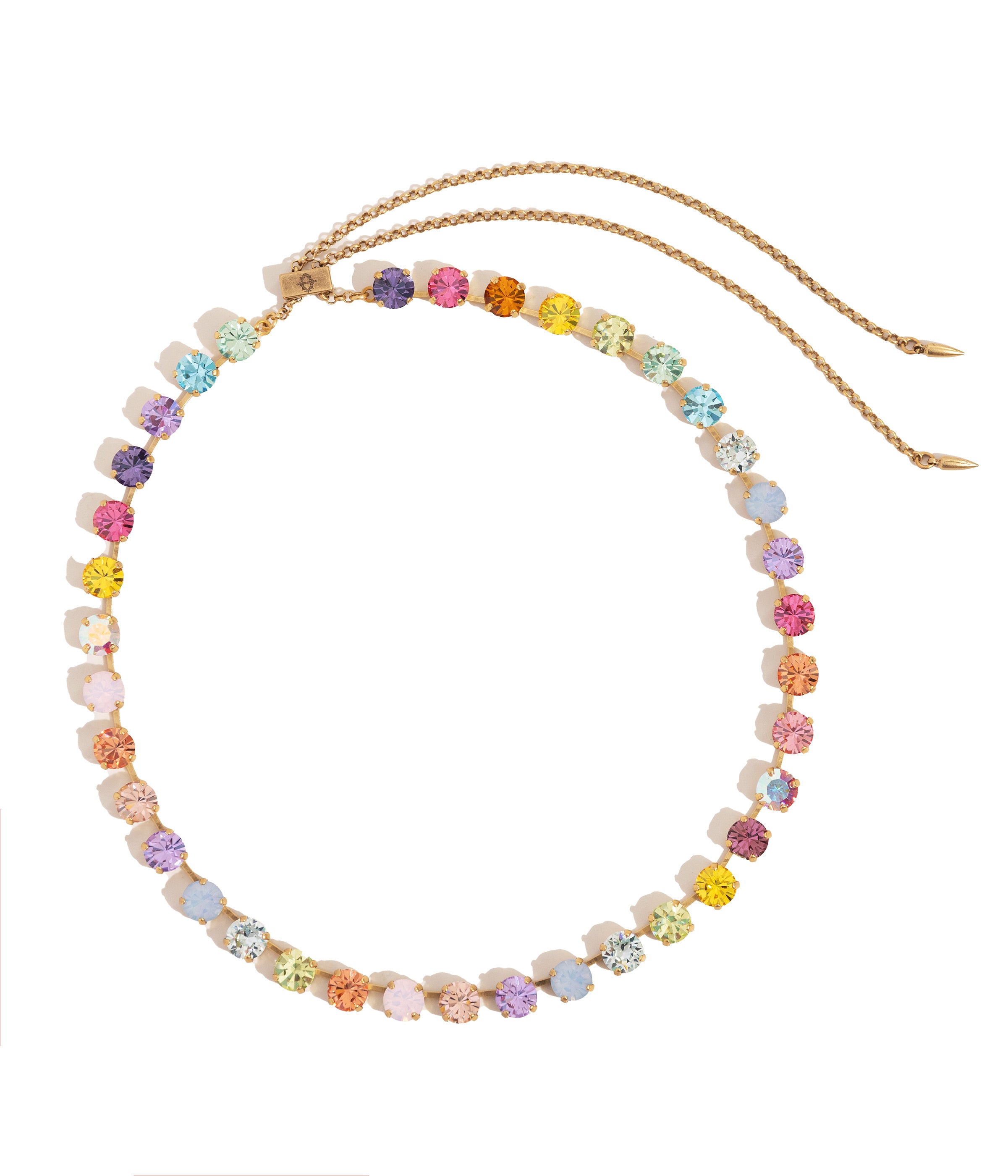 Arista Slider Necklace in Blossom Ombré